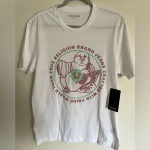 White true religion t shirt size M